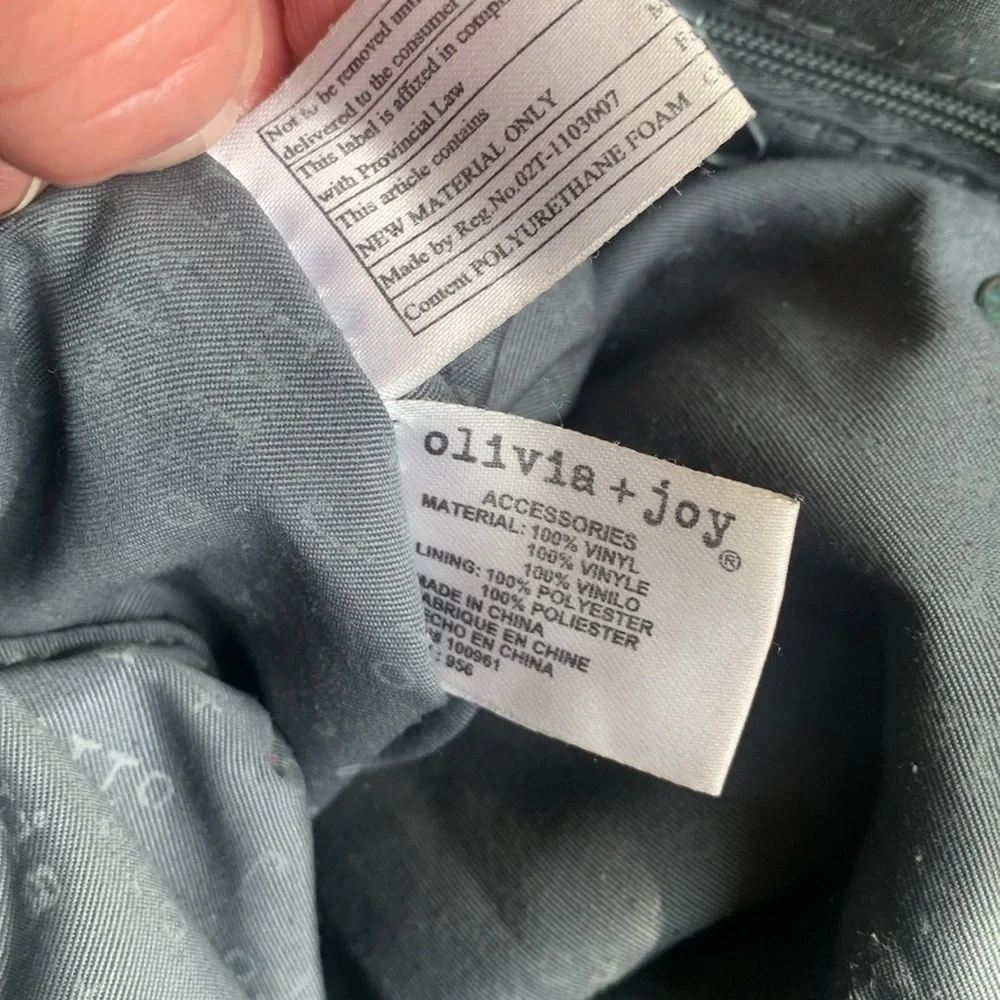 Olivia + Joy Slouchy Hobo Zipper Detail Shoulder Bag